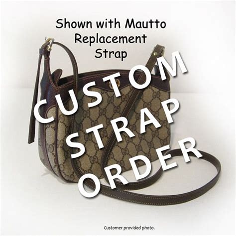 gucci flat bag with skinny straps|replacement straps for gucci handbags.